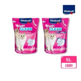 【德國Vitakraft】VITA Magic clean神奇抗菌水晶貓砂 5L/2.2kg(貓砂)