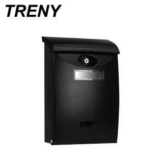 【TRENY】歐風塑鋼信箱-黑