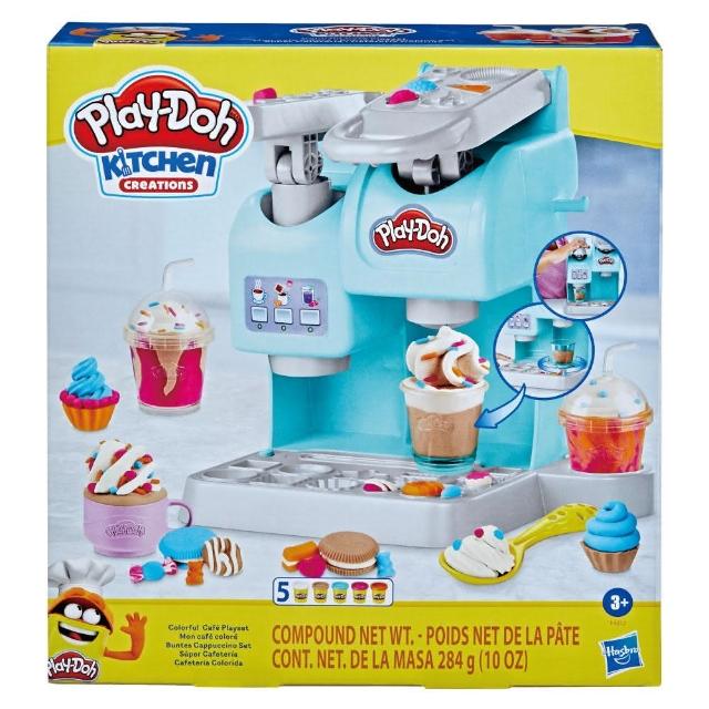【ToysRUs 玩具反斗城】Play-Doh培樂多 廚房系列 繽紛咖啡機遊戲組(兒童玩具 黏土 無毒)