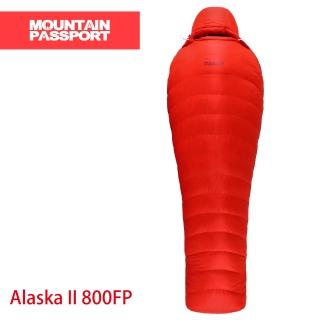 【MountainPassport】頂級羽絨睡袋(Alaska II 800FP 紅)