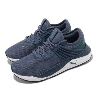 【PUMA】慢跑鞋 Pacer Future JR 大童鞋 女鞋 白 藍 緩衝 基本款 運動鞋(37575712)