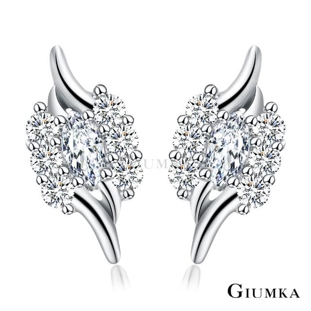 【GIUMKA】純銀耳環．新年禮物．送禮(銀色白款)