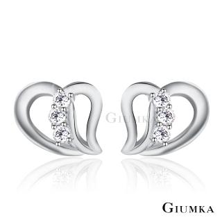 【GIUMKA】新年禮物．純銀耳環．耳針式(銀色白款)