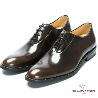 【CUMAR】MIT台灣製 舒適牛皮牛津鞋(古銅色)