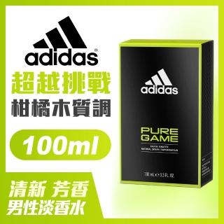 【adidas愛迪達】男用淡香水-超越挑戰(100ml)