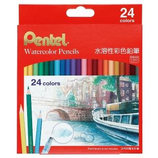 【PENTEL】Pentel飛龍CB9-24TW水溶性色鉛筆-24色