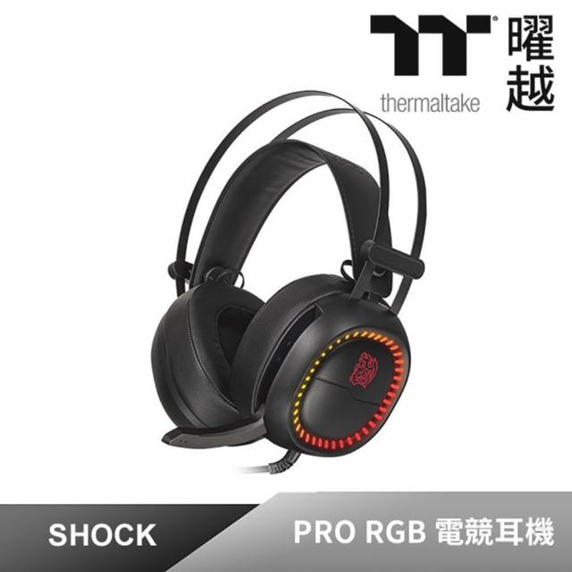 【Tt eSPORTS】震撼者SOCK 進化版 RGB 電競耳機(HT-HSE-ANECBK-23)