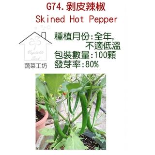 【蔬菜工坊】G74.剝皮辣椒種子