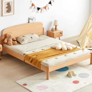 【橙家居·家具】/預購/艾勒系列五尺實木床架A款 AL-H5015(售完採預購 兒童床 床組 臥室床 床板)