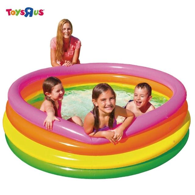 【ToysRUs 玩具反斗城】Intex 炫彩游泳池(水上用品 游泳池 168*46cm)