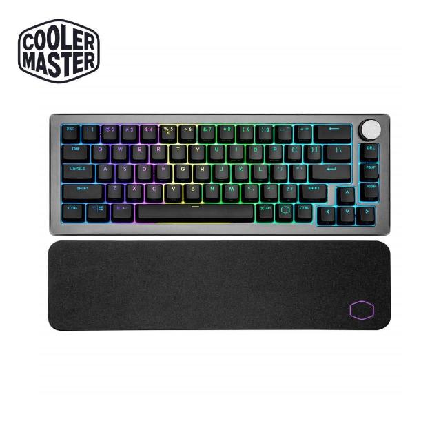【CoolerMaster】CK721 茶軸無線RGB機械式中文鍵盤(太空灰)