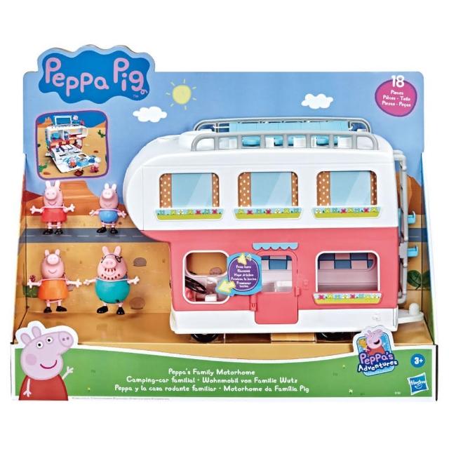 【ToysRUs 玩具反斗城】Peppa Pig粉紅豬小妹 豪華露營車遊戲組(佩佩豬 家家酒 嬰兒玩具 學前玩具)