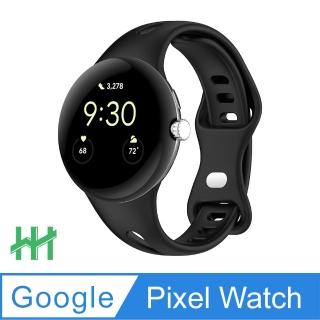 【HH】Google Pixel Watch 矽膠錶帶-黑色(SP-GLPW-SK)
