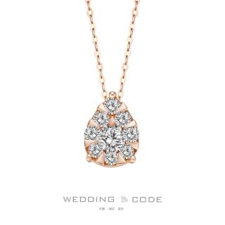 【WEDDING CODE】14K金 47分鑽石項鍊 2586玫(天然鑽石 618 禮物)