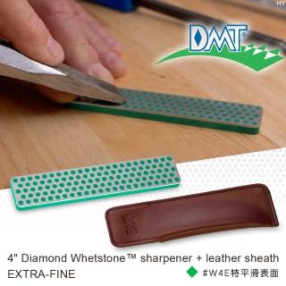 【DMT】4” Diamond Whetstone sharpener 4”鑽石磨刀石-附皮套(#W4E 特平滑表面)
