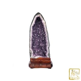 【吉祥水晶】巴西紫水晶洞 26.55kg(木型晶洞/收藏/客廳擺件)