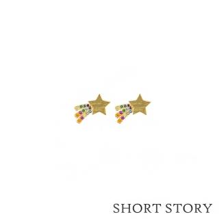【SHORT STORY】繽紛流星鍍14K金耳環