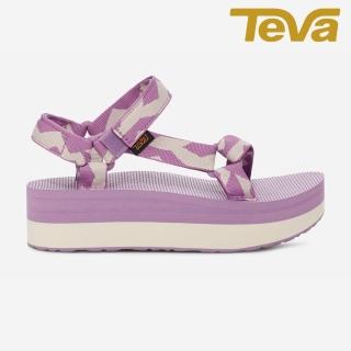 【TEVA】Original Flatform Universal 女 厚底經典織帶涼鞋 戶外休閒原創系列 平衡紫(TV1008844BDLV)