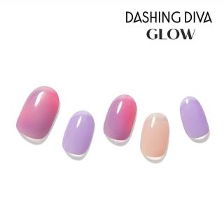 【DASHING DIVA】GLOW薄型凝膠美甲貼_浪漫糖漿(最新系列 超薄服貼 免照燈)