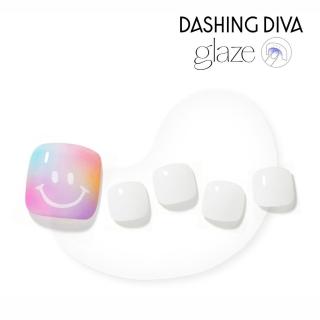 即期品【DASHING DIVA】glaze足部凝膠美甲貼_彩霞笑臉(241101)