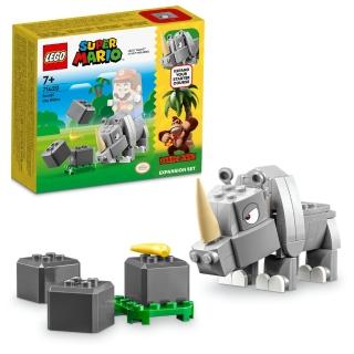 【LEGO 樂高】超級瑪利歐系列 71420 犀牛蘭比(動物玩具 任天堂)