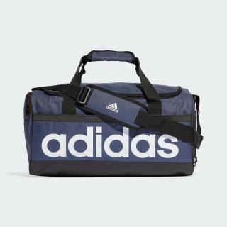 【adidas 愛迪達】Linear Duffel S 健身包 旅行包 訓練 運動 休閒 肩背 側背 手提 藍(HR5353)