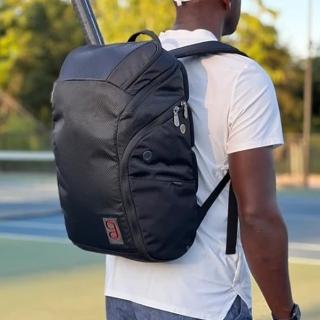 【GEAU SPORT】Axiom 網球背包 2.0-黑(網球袋/運動型背包/防潑水)
