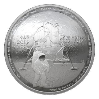 【臺灣金拓】白銀銀幣 2019 加拿大阿波羅11號登月50週年精鑄銀幣