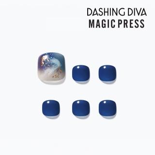 【DASHING DIVA】MAGICPRESS足部薄型美甲片_浪濤海洋
