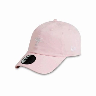 【NEW ERA】NEW ERA 休閒帽 NE CASUAL CLASSIC系列 NYC 粉紅(NE12324408)