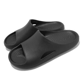 【Crocs】拖鞋 Mellow Slide 男鞋 女鞋 黑 麵包涼拖鞋 回彈 卡駱馳(208392001)