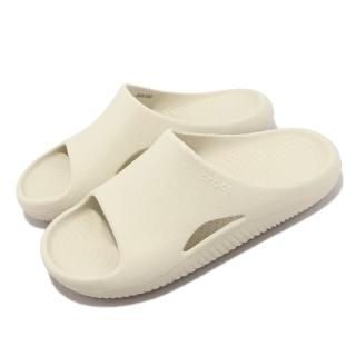 【Crocs】拖鞋 Mellow Slide 男鞋 女鞋 骨白色 麵包涼拖鞋 回彈 卡駱馳(2083922Y2)
