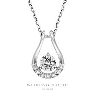 【WEDDING CODE】PT950鉑金 26分鑽石項鍊 14B290030(天然鑽石 618 禮物)