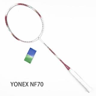 【YONEX】NANOFLARE 70羽球拍4U白X胭脂紅(NF70)
