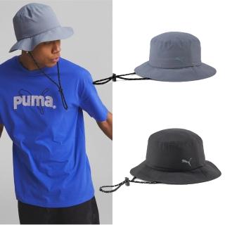 【PUMA】帽子 PRIME Techlab Bucket Hat 男女款 漁夫帽 抽繩 防潑水 戶外 遮陽(02438502)