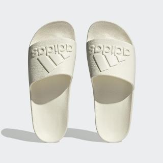 【adidas 愛迪達】Adilette Aqua 男鞋 女鞋 奶茶色 夏季 泳池 透氣 休閒 運動 舒適 拖鞋 IF7370