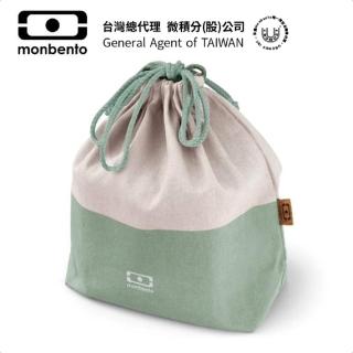 【monbento夢邦多】mb便當束口袋－橡木青綠(monbento夢邦多法式便當盒餐盒)