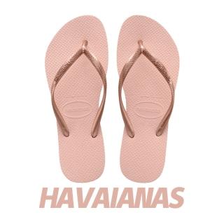 【havaianas 哈瓦仕】HAVAIANAS Slim 哈瓦仕 粉紅 人字拖 夾腳拖 巴西 女性 4000030-0076W