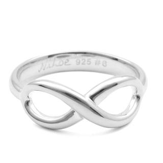 【Niloe】無限8 時尚戒 指耀華麗 浪漫 單戒系列 女款創新設計(925純銀 尾戒 對戒 多尺寸)