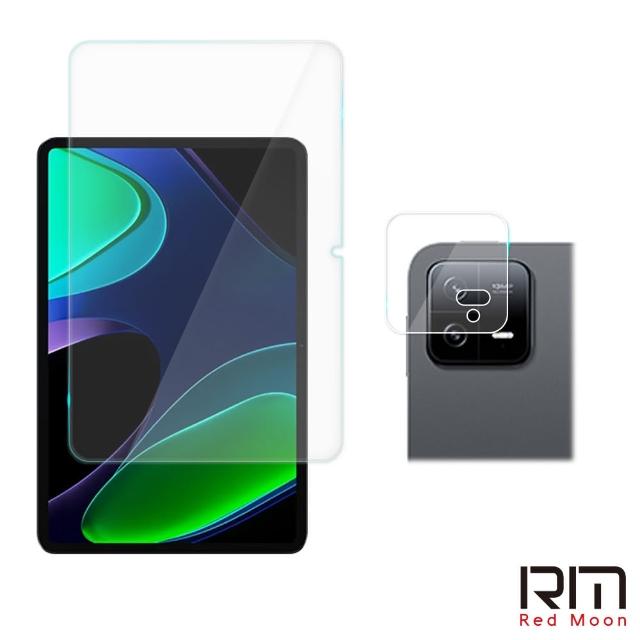 【RedMoon】Xiaomi 小米平板6 / Pad 6 Pro 11吋 平板保護貼2件組 9H螢幕玻璃保貼+厚版鏡頭貼(小米Pad 6)