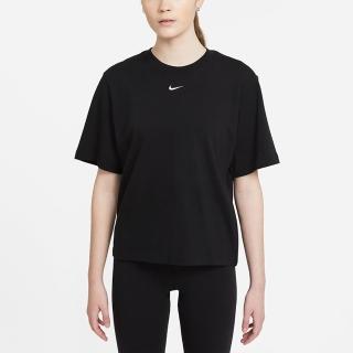 【NIKE 耐吉】上衣 女款 短袖上衣 運動 AS W NSW ESSNTL SS TEE BOXY 黑 DD1238-010