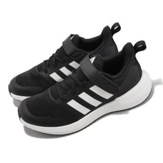 【adidas 愛迪達】童鞋 FortaRun 2.0 EL K 中童 大童 黑 白 魔鬼氈 運動鞋 小朋友 愛迪達(IG5387)