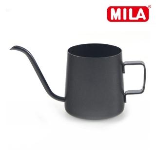 【MILA】不鏽鋼掛耳手沖壺250ml-黑(採SUS304優質不鏽鋼)