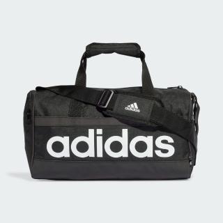 【adidas 愛迪達】手提包 健身包 運動包 旅行袋 LINEAR DUF XS 黑 HT4744(1733)