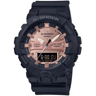 【CASIO 卡西歐】G-SHOCK 街頭潮流雙顯手錶 母親節 禮物(GA-800MMC-1A)