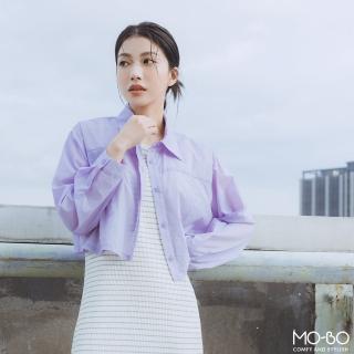 【MO-BO】沁涼抗UV短版液態襯衫