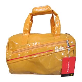 【SNOW.bagshop】圓筒旅行袋小容量手提肩背斜側護肩長背帶運動(台灣製防水鏡面特多龍600D材質)