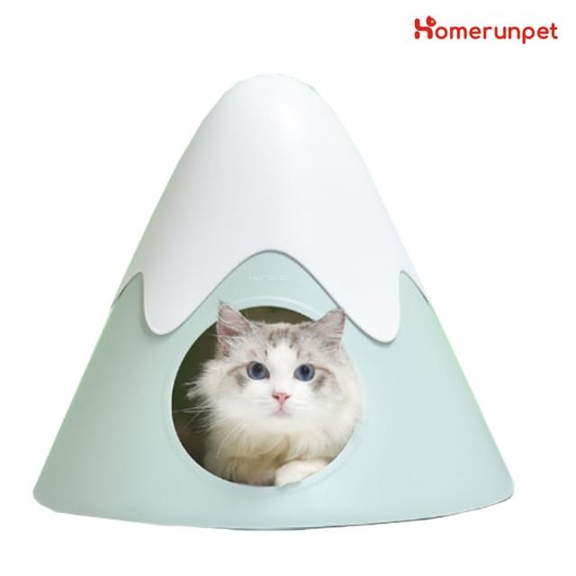 【HomeRun 霍曼】雪山造型貓窩睡床(寵物睡窩、貓屋、睡床)