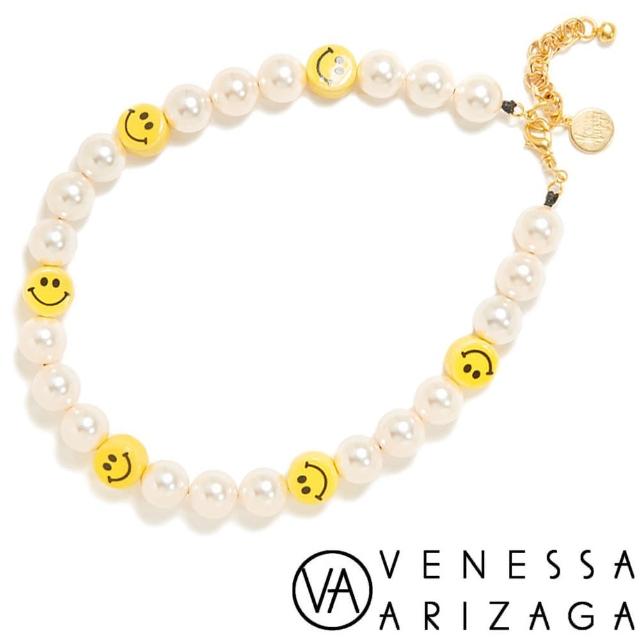 【Venessa Arizaga】Arizaga SUNSHINE SMILE PEARL NECKLACE 笑臉項鍊 珍珠項鍊(美國紐約)