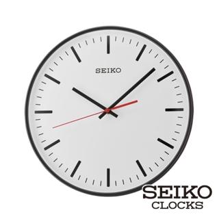 【SEIKO 精工】極簡立體靜音時鐘掛鐘 QXA701K(極簡風格 刻度指針 SK048)